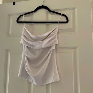 Zara white tube top